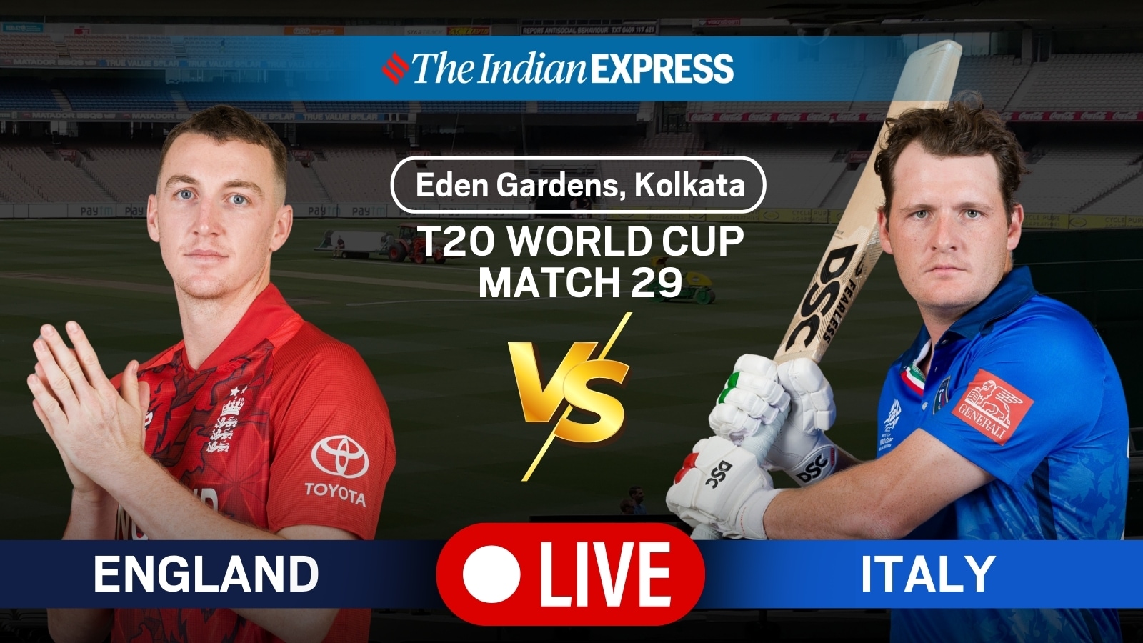 England vs Italy T20 World Cup, LIVE Cricket Score Updates: Topsy-turvy ENG looking to avoid shock loss