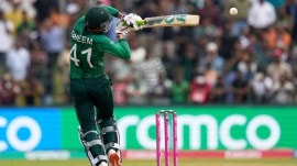 Faheem Ashraf's 11-ball 29 helped Pakistan beat Netherlands in the T20 World Cup 2026 opener in Colombo. (PHOTO: AP)