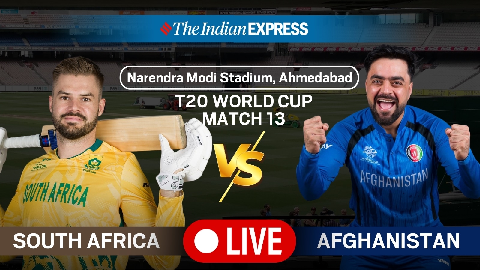 South Africa vs Afghanistan LIVE Score, T20 World Cup 2026: SA eye second win vs AFG in Ahmedabad; Toss, Playing XI updates