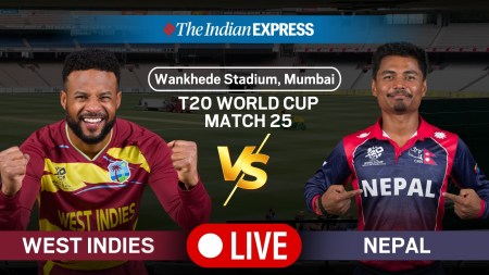 WI vs NEP LIVE Score Updates T20 World Cup: Follow West Indies vs Nepal match Live from Mumbai.
