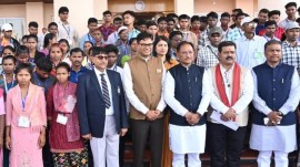 Raipur, Vishnu Deo Sai, Chandrababu Naidu, Chhattisgarh government, Chhattisgarh Vidhan Sabha Maoist visit, Takkalappalli Vasudeva Rao Rupesh surrender, Vishnu Deo Sai surrendered Maoists, Chhattisgarh rehabilitation policy 2026, Bastar Maoist surrender total, Niyad Nella Nar Yojana, March 31 Maoist deadline, Home Minister Vijay Sharma rehabilitation, New Raipur Vidhan Sabha, CPI Maoist Central Committee surrender, Indian express news, current affairs