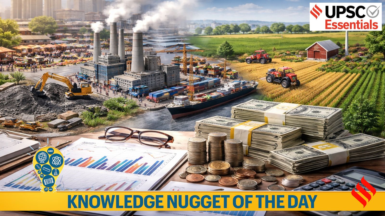 Knowledge Nugget: New GDP data series 2022-23, economy, prelims upsc