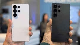 The Galaxy S26 Ultra looks just like its predecessor from the front.