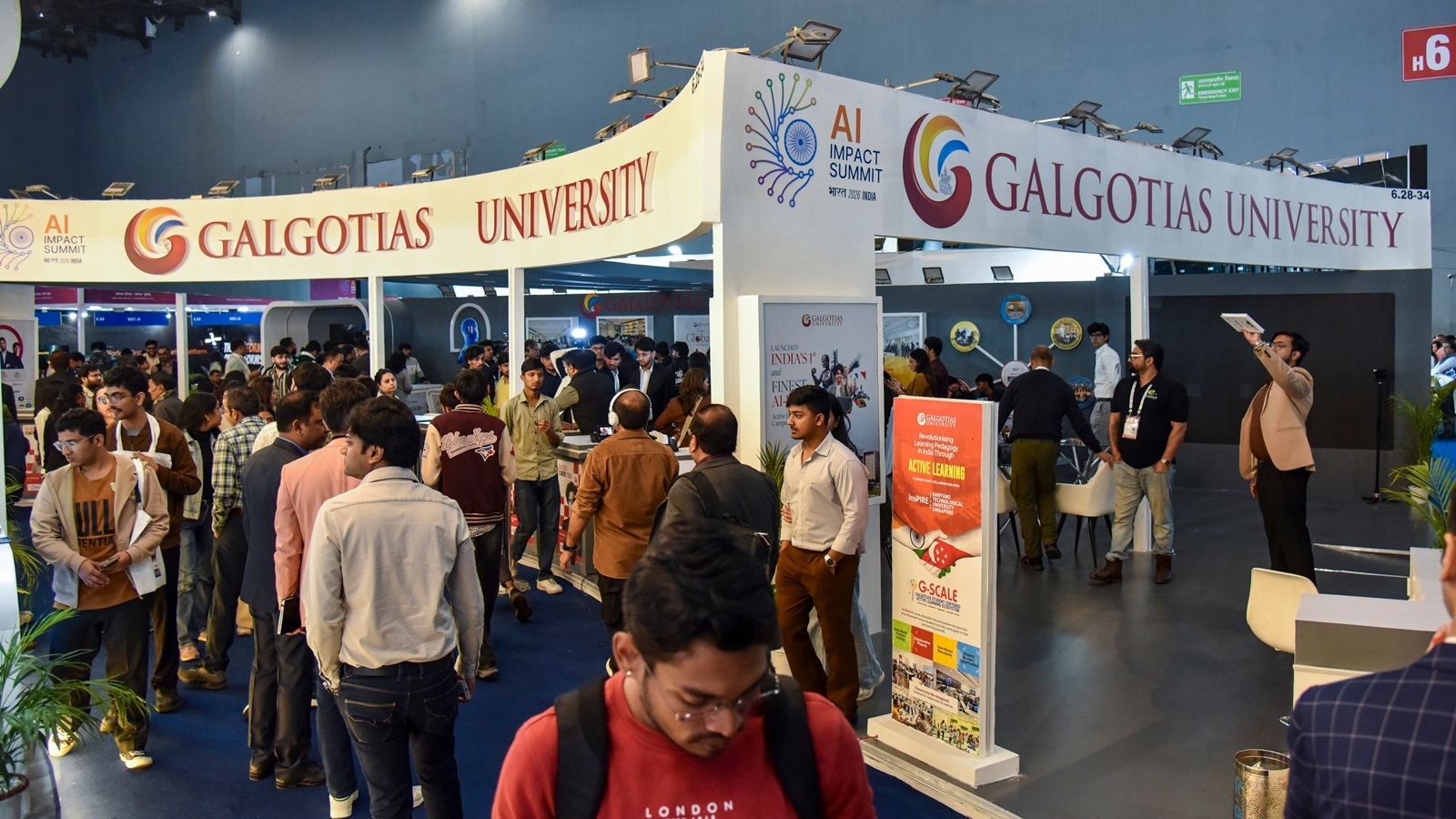 galgotias booth