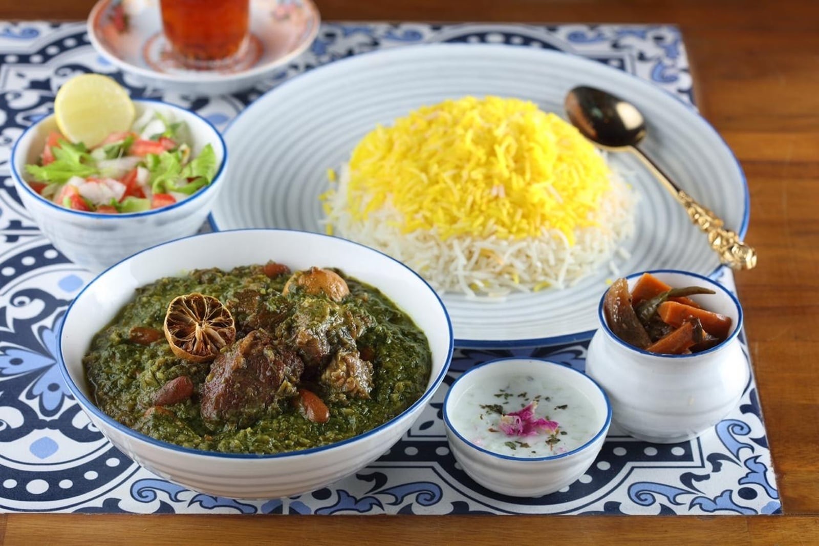Ghormeh sabzi at Cafe Mommy Joon. Photo courtesy - Cafe Mommy Joon