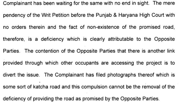 The NCDRC said it was inclined to allow the complaint of he consumer.