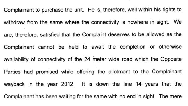 The consumer is fully justified in demanding refund, said the NCDRC.