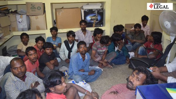 Govind and other bonded labourers rescued