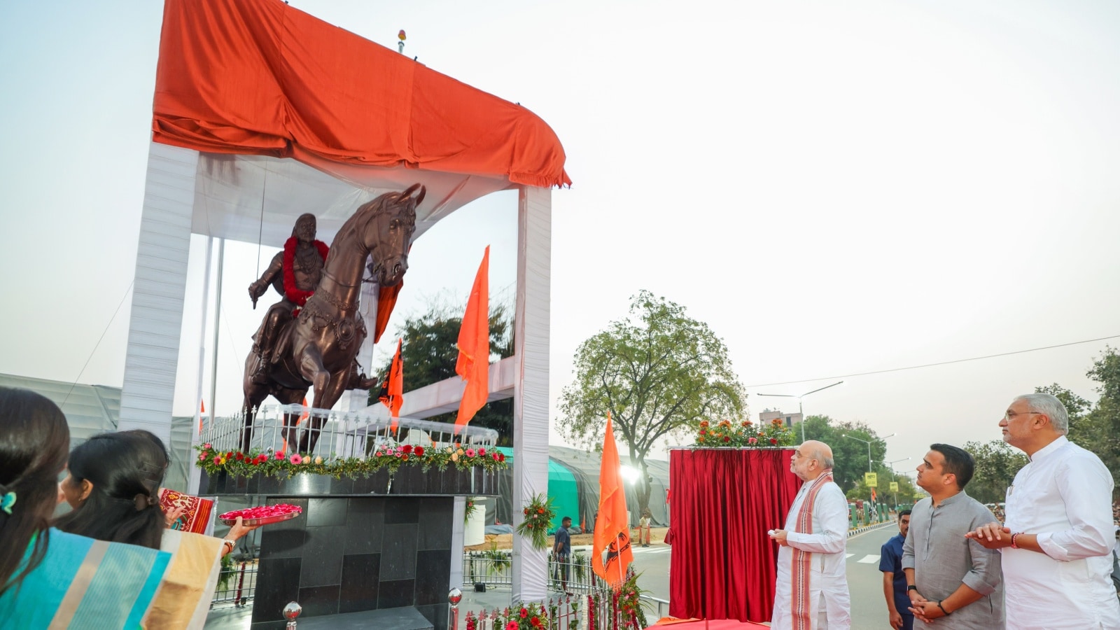Chhatrapati Shivaji’s dream realised by Modi with Ram Temple: Amit Shah in Gujarat