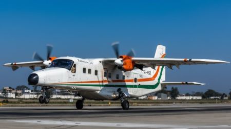Dornier 228 is a twin-engine turboprop and a multi-mission maritime patrol aircraft manufactured by HAL for the ICG.