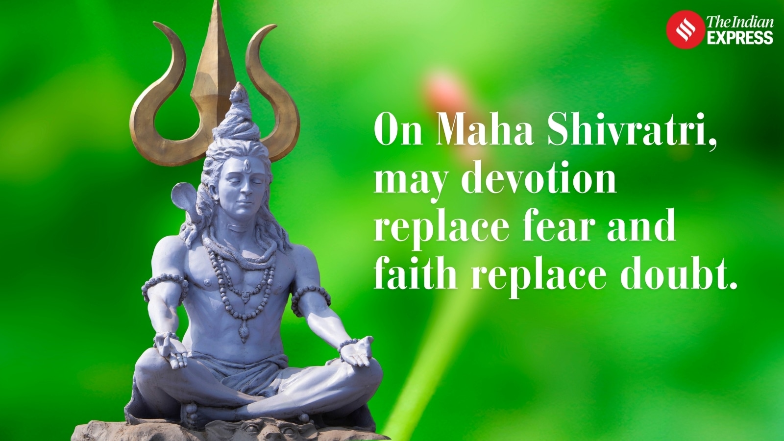 Wishing you divine happiness, good health, and endless blessings this Mahashivratri.