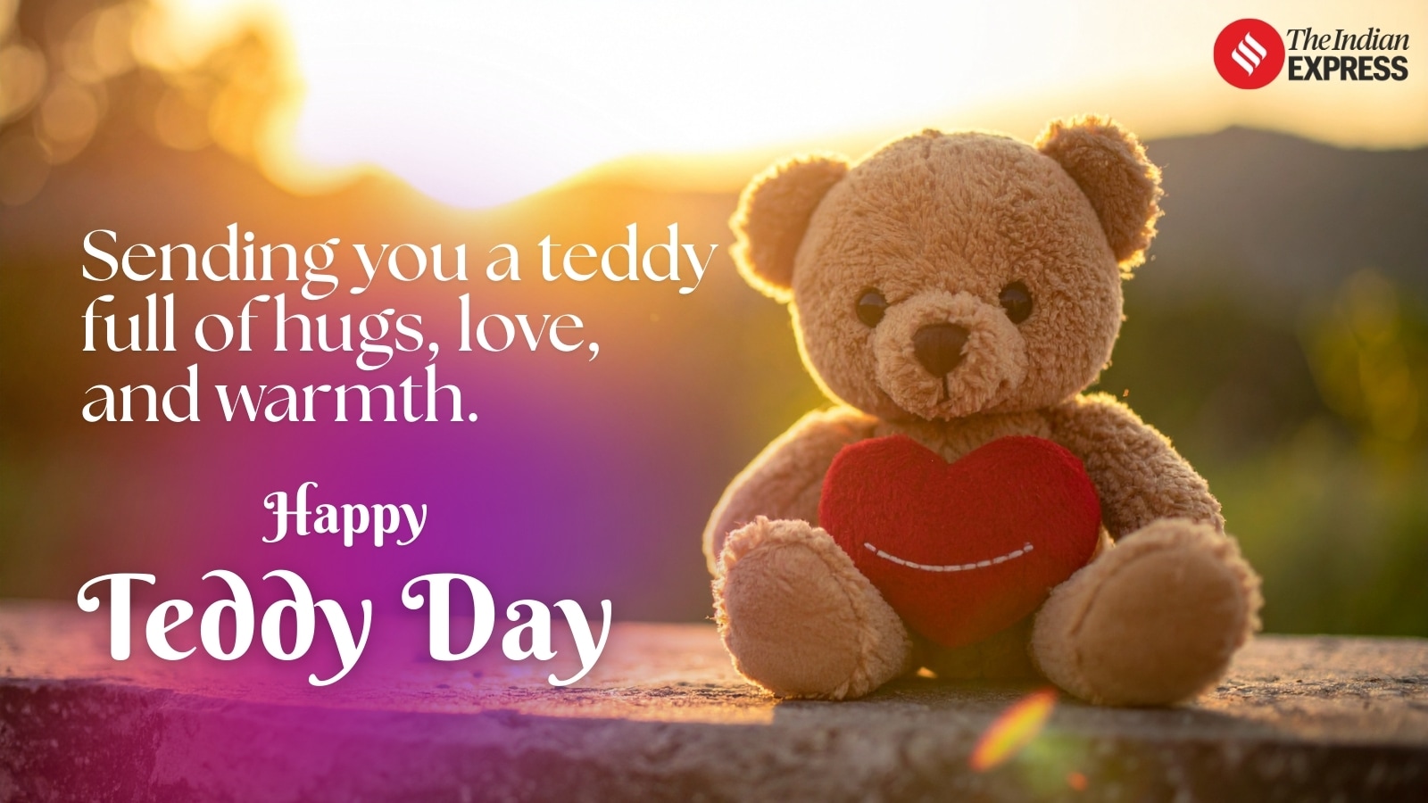 Whenever you miss me, hug your teddy tight and remember that my heart is always wrapped around you.