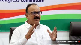 Congress president Harshvardhan Sapkal