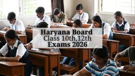 Haryana Board Exams 2026