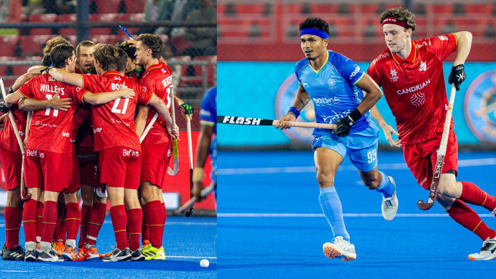Hockey FIH Pro League India vs Belgium