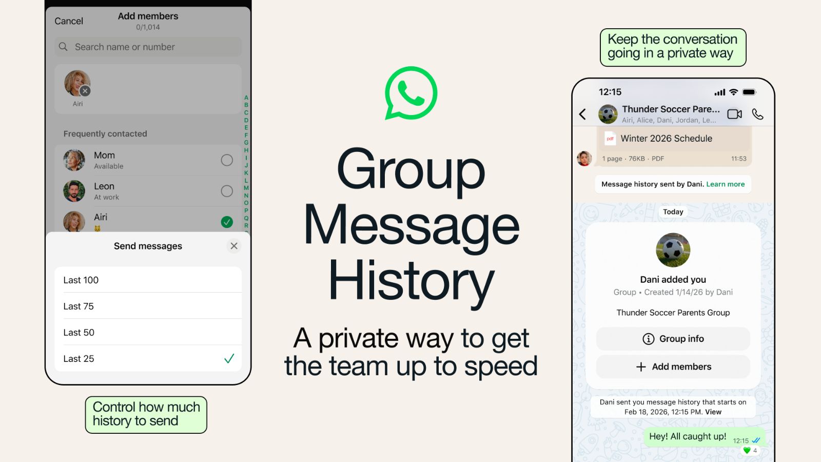 No more screenshots: WhatsApp’s new Group Message History lets new members catch up instantly