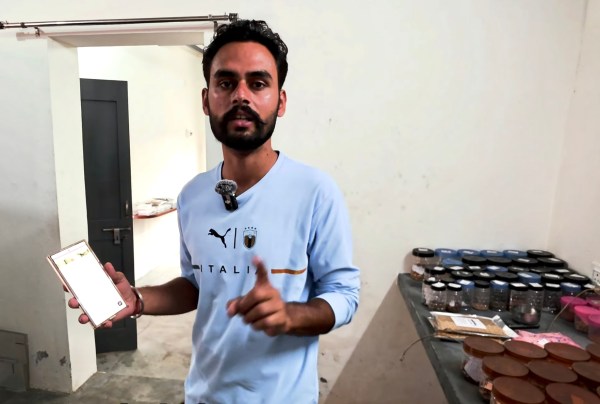 Ravi Sharma, who joined his grandfather Amarjit’s initiative in 2019, now packages and sells indigenous seeds, helping turn their preservation effort into a sustainable farm enterprise. 