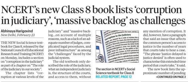 El Indian Express informó el martes que el nuevo libro contiene un capítulo sobre... 
