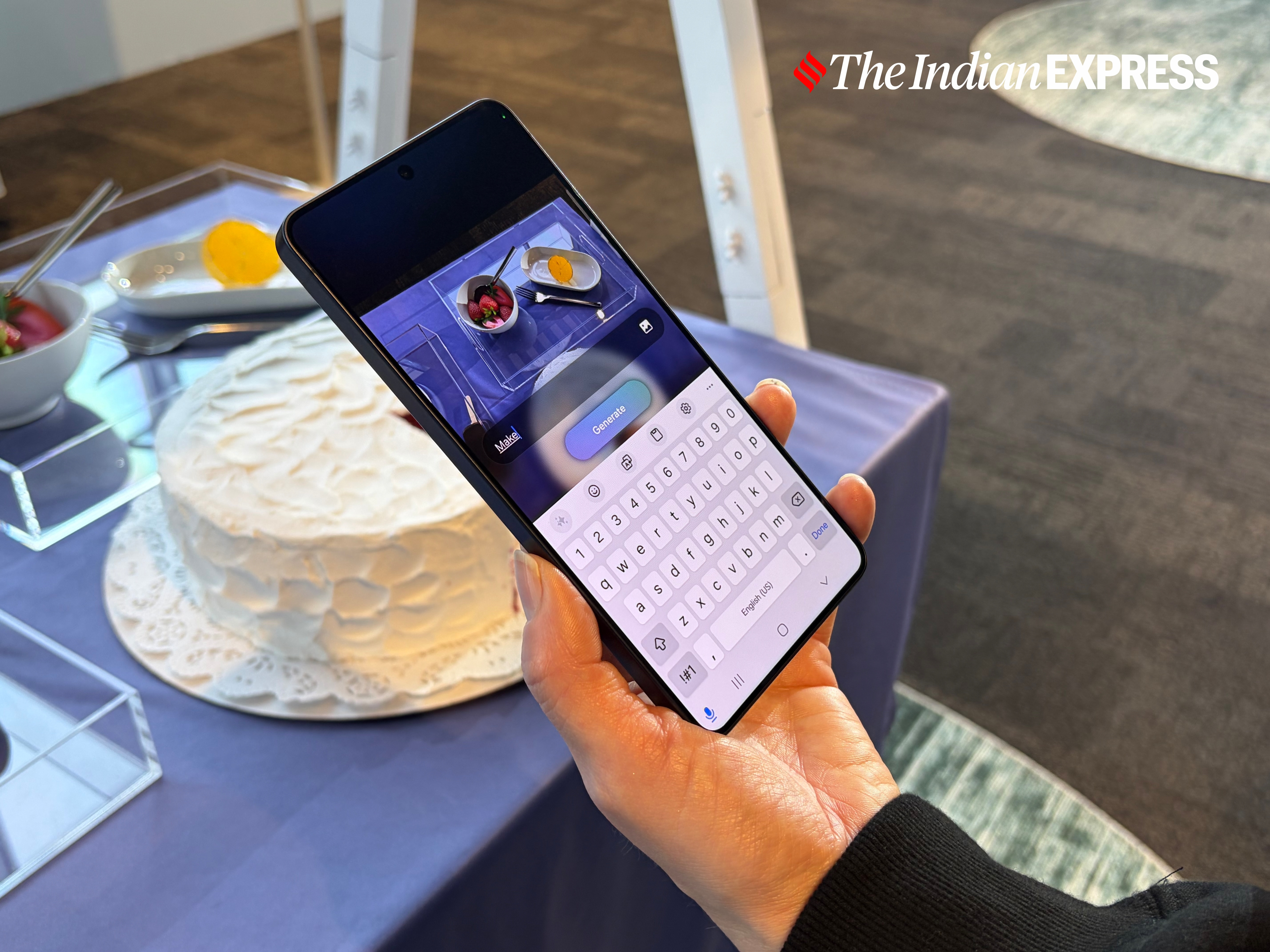 गैलेक्सी एआई S26 सीरीज़ पर काम कर रहा है, जो सक्रिय, ऑन-डिवाइस इंटेलिजेंस की ओर सैमसंग के प्रयास को उजागर करता है। (छवि: अनुज भाटिया/द इंडियन एक्सप्रेस)