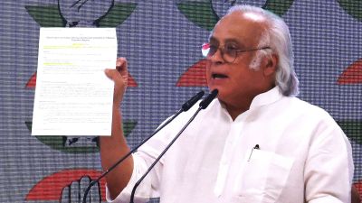 Congress MP Jairam Ramesh made a jibe at PM Modi calling Donald Trump a friend, saying "dost dost na raha" (File photo).