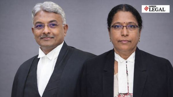 Justices G K Ilanthiraiyan and R Poornima Madras High Court