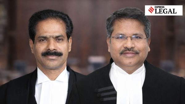 Justices H P Sandesh and Venkatesh Naik T Karnataka high court