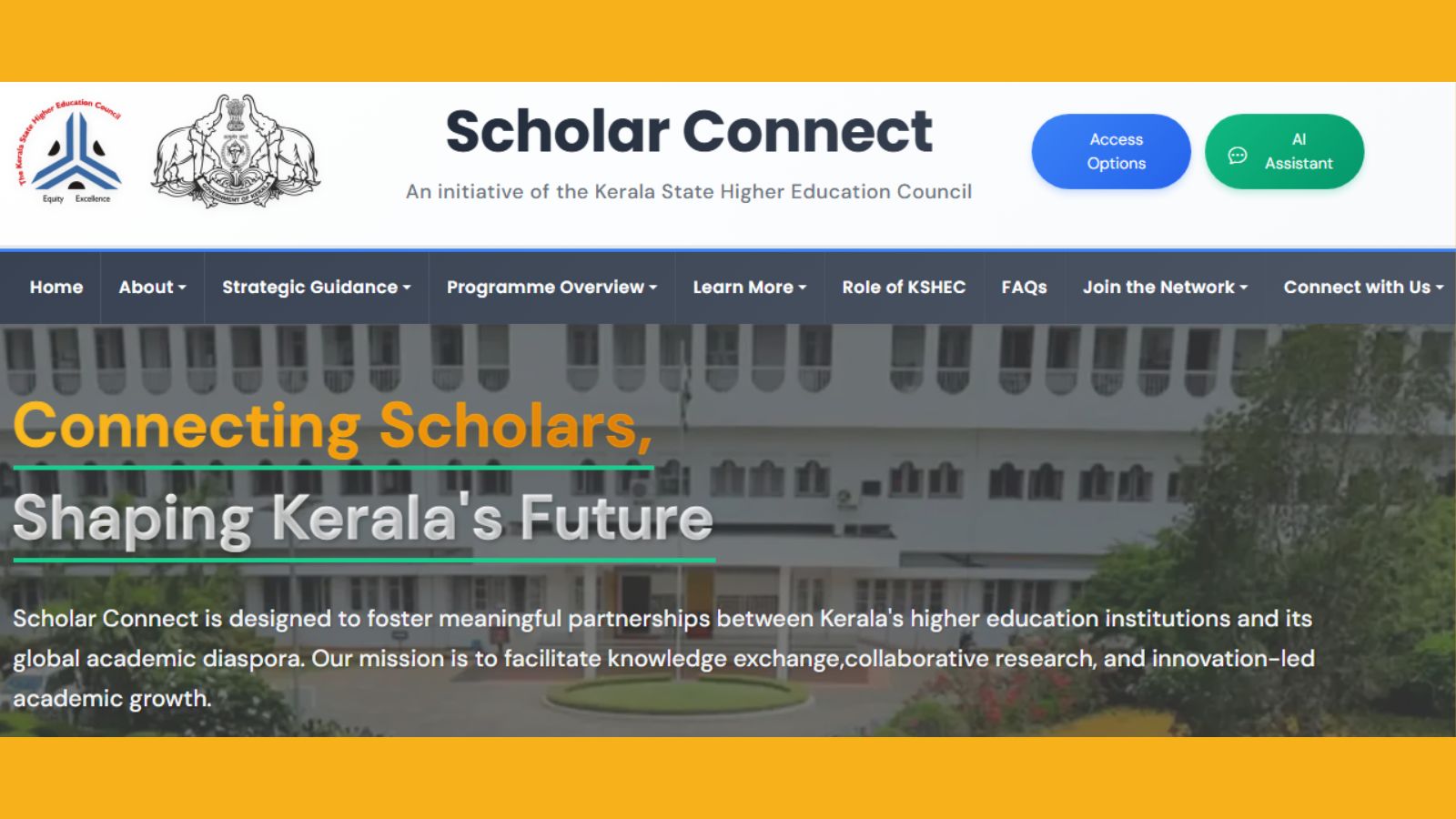 Kerala to launch ‘scholar connect’ platform to link global scholars with state institutions