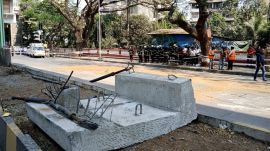 Devendra Fadnavis announced Rs 5 lakh ex-gratia, while Mumbai Metropolitan Region Development Authority fined contractors and ordered a high-level probe.