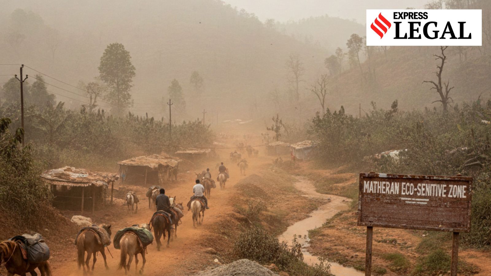 NGT Flags Horse Droppings as Major Polluter in Vehicle-Free Matheran Hill Station