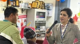 Dr Nancy Sahni with a participant