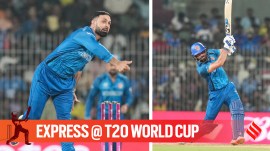 Mohammad Nabi picked four wickets while Ibrahim Zadran scored 95, helping Afghanistan end their T20 World Cup 2026 campaign with a win over Canada. (PHOTO: AP)