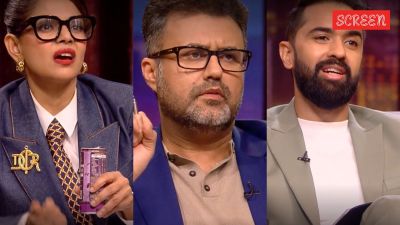 Namita Thapar, Viraj Bahl, Varun Alagh on Shark Tank India 5
