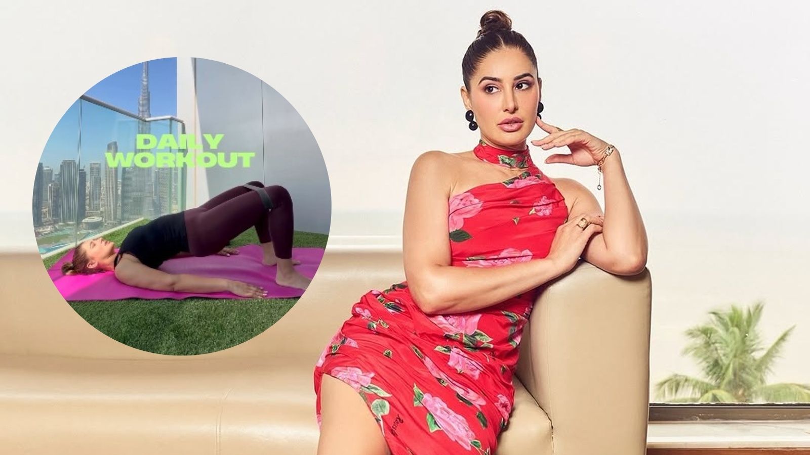 Actor Nargis Fakhri shares 'essential' glute routine, captioned 'Don't come for free'