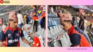 Nepal cricket fan clean Wankhede Stadium T20 World Cup