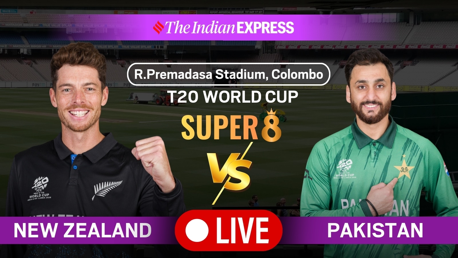 New Zealand vs Pakistan Live: PAK wins toss and opts to bat first vs NZ