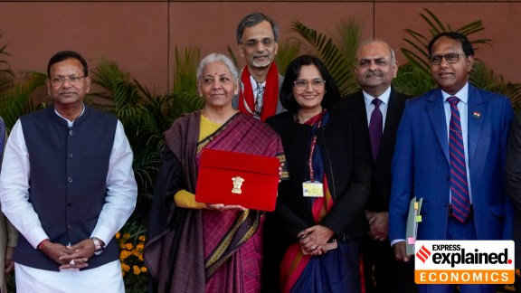 Budget, budget allocation, Union Budget 2026, Nirmala Sitharaman, budget allocation, Trump Tariffs, trump tariff impositions, India-US ties, trade war, us trade war, donald trump, reciprocal tariffs, Trump India trade deal, India US tariff cuts, Trump India tariffs announcement, India US trade agreement, Modi Trump trade talks, India US economic relations, India lowers tariffs for US, US India trade negotiations, Trump Modi tariff deal, India US import export policy, Trump on India tariffs, US India business ties, trade war India US, India trade policy changes, India US tariff reduction, Indian express news, current affairs