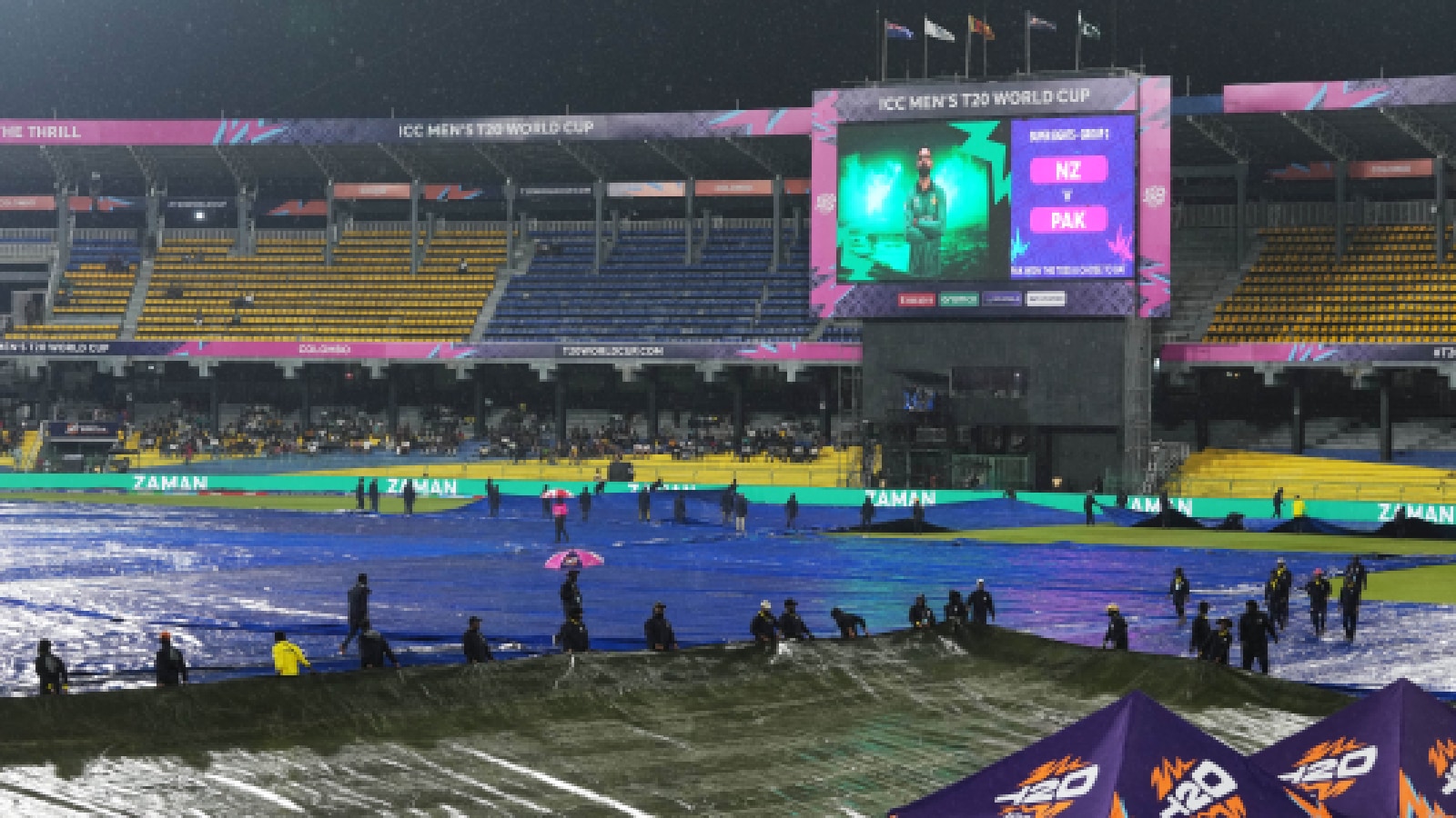 T20 World Cup | Pakistan vs New Zealand delayed due to rain: What happens if Super 8 match is washed out in Colombo?