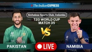PAK vs NAM Live Score Updates: Follow Pakistan vs Namibia T20 World Cup 2026 match live.