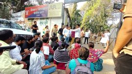 Pro Palestinian protest in pune