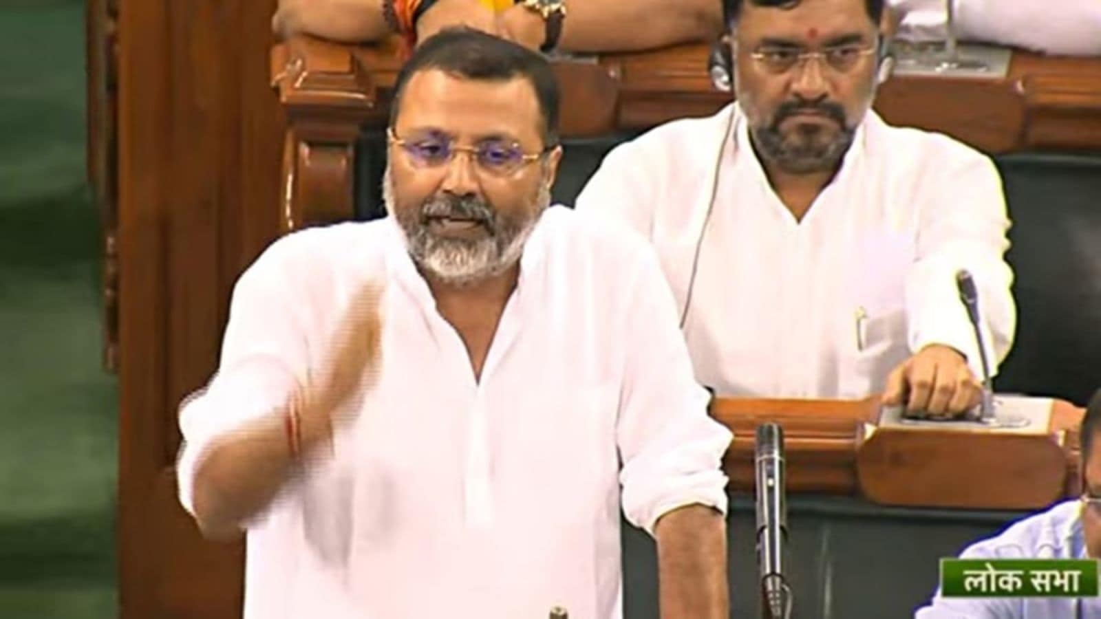 BJP moves substantive motion against Rahul Gandhi; MP Nishikant Dubey demands life-long ban on him