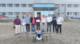 District officials say the drone mission is aimed at bridging this gap. (Express Photo)