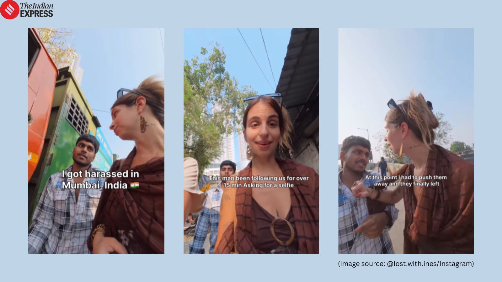 ‘I said no multiple times’: Portuguese vlogger shares video of being followed by 2 men in Mumbai; police reach out