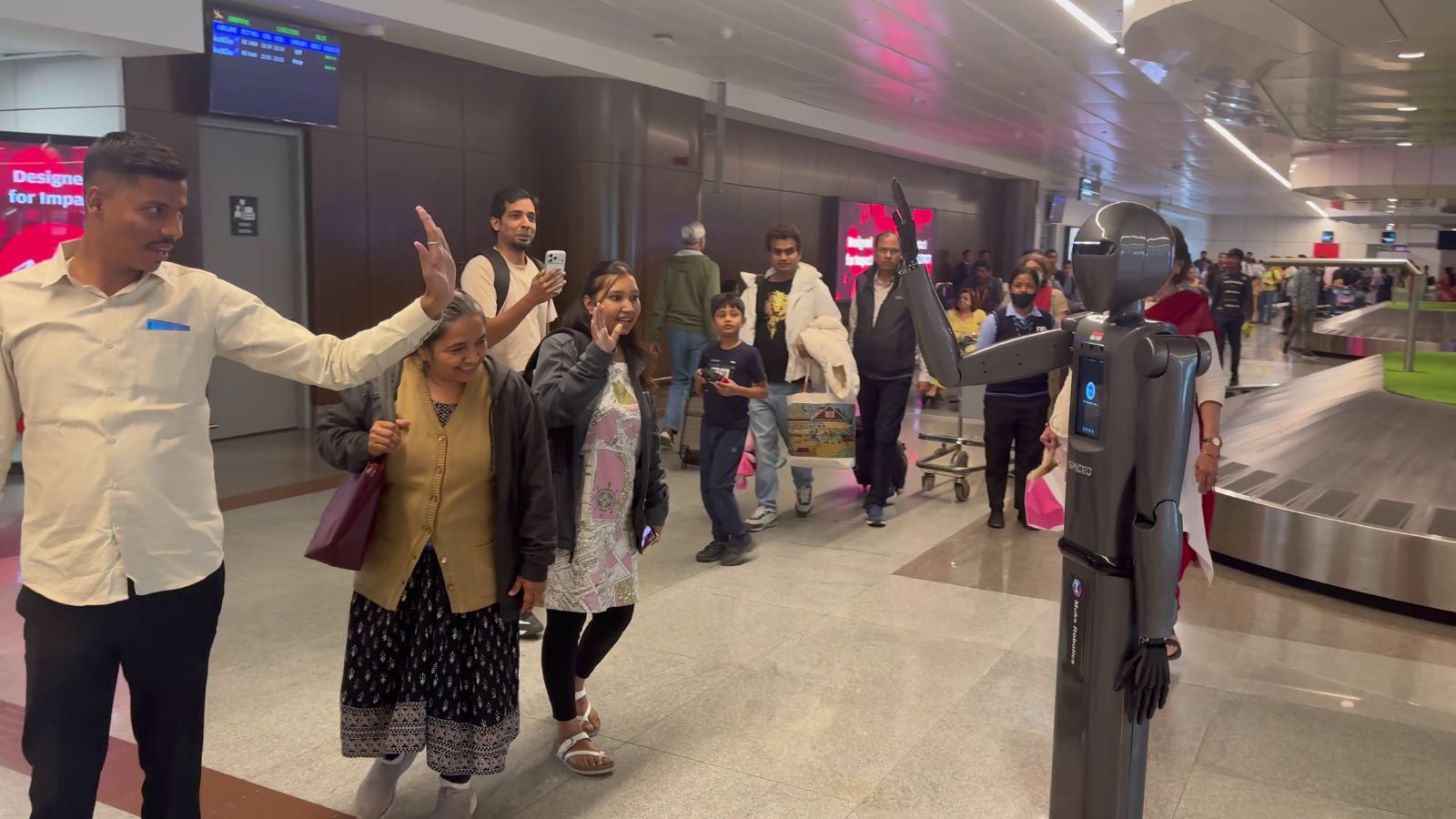 Made in India robot begins trials at Pune Airport: Can speak 85 languages, carry luggage