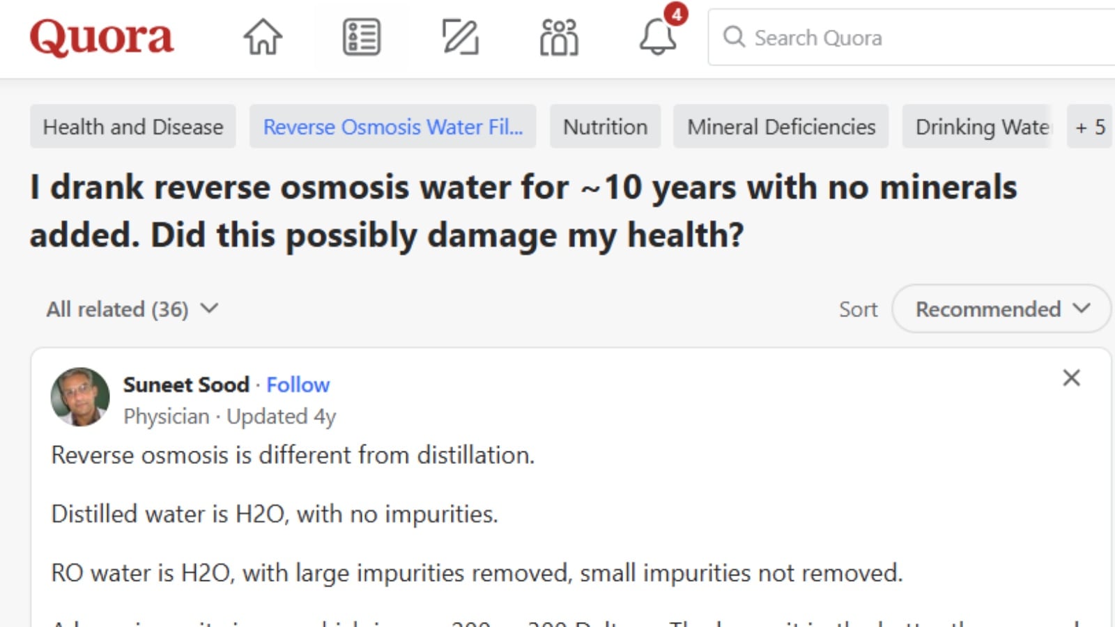 Quora screenshot 
