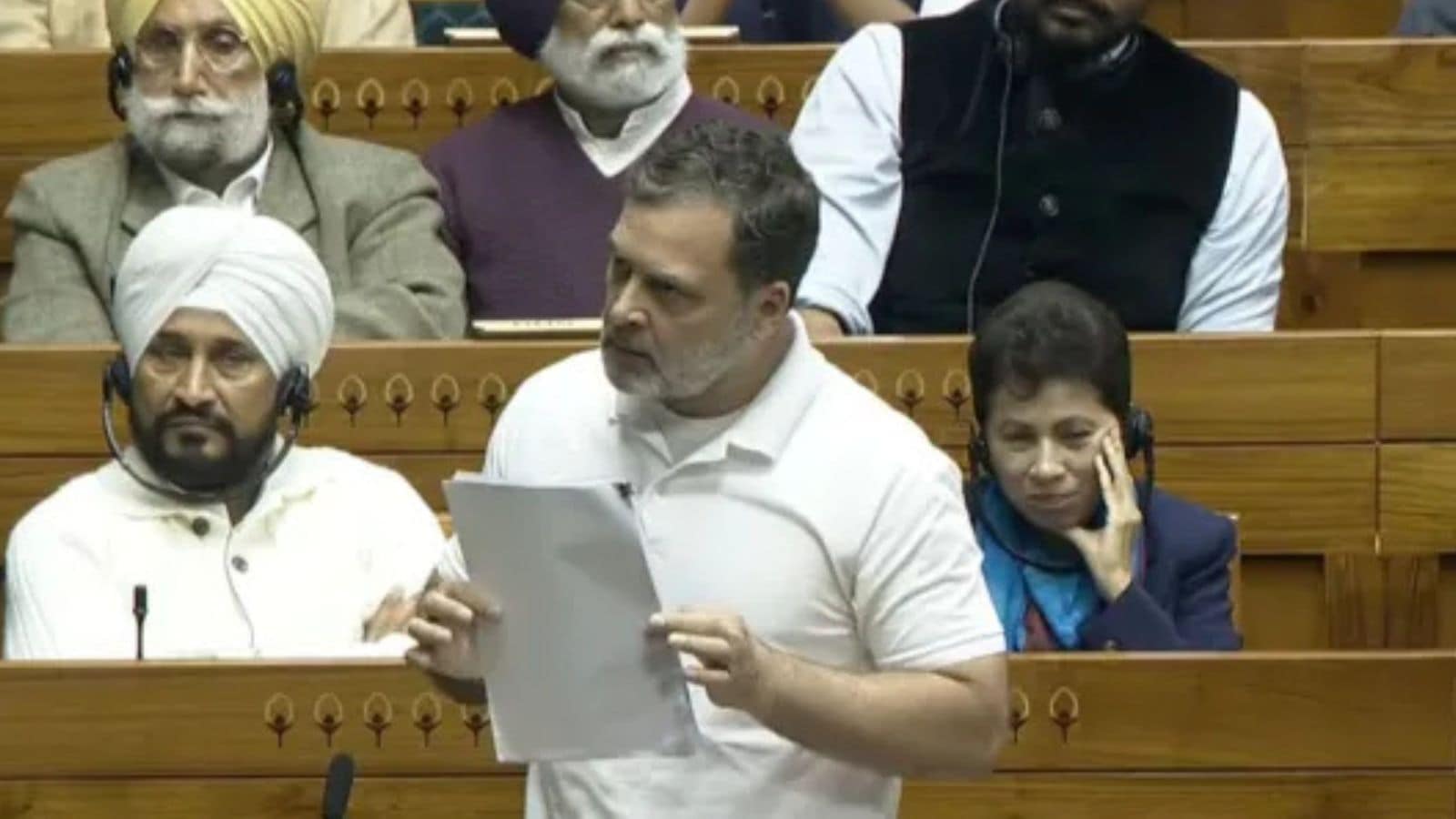 Parliament Budget Session: Lok Sabha sees disruption as Rahul Gandhi raises India-China issue