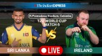 Sri Lanka vs Ireland T20 World Cup live score