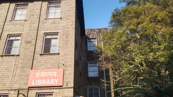 The library of S P College (Express Photo).