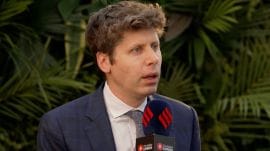 Sam Altman at Express Adda. (Screenshot: YouTube)