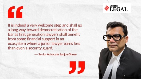 Advocates stipend Sanjoy Ghose Arjun Ram Meghwal