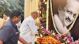 Parth, Jay meet Sharad Pawar, discuss plans for Ajit’s memorial in Baramati